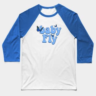 Baby Fly blue Baseball T-Shirt